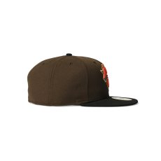 画像4: NEW ERA / New York Knicks - 59FIFTY CO BROWN/BLACK (4)