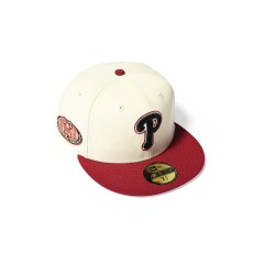 画像6: NEW ERA / Philadelphia Phillies - 59FIFTY CO 2004 IS CHROME/BURGUNDY (6)