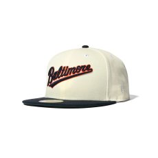 画像3: NEW ERA /Baltimore Orioles - 59FIFTY CO 100 SEASONS CROME/NAVY (3)