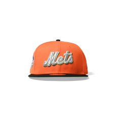 画像2: NEW ERA /  New York Mets - 59FIFTY CO 2002 ASG RUSH ORANGE/BLACK (2)