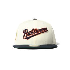 画像2: NEW ERA /Baltimore Orioles - 59FIFTY CO 100 SEASONS CROME/NAVY (2)