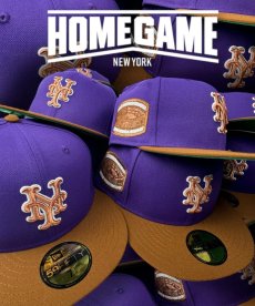 画像1: NEW ERA /59FIFTY New York Mets 1969 WORLD SERIES TRUE PURPLE/TOASTED PEANUT (1)