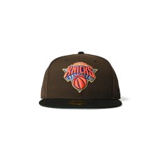 画像2: NEW ERA / New York Knicks - 59FIFTY CO BROWN/BLACK (2)