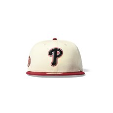 画像2: NEW ERA / Philadelphia Phillies - 59FIFTY CO 2004 IS CHROME/BURGUNDY (2)