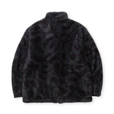 画像3: CALEE(キャリー) / NYLON RIP FLEECE TRACK TYPE JACKET ＜SNAKE PATTERN＞ (3)