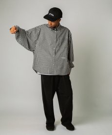 画像2: APPLEBUM(アップルバム) / Gingham Check Oversize Shirt (2)