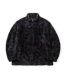 画像2: CALEE(キャリー) / NYLON RIP FLEECE TRACK TYPE JACKET ＜SNAKE PATTERN＞ (2)