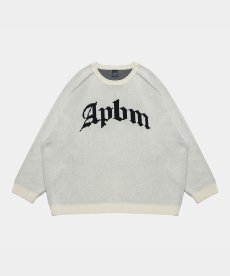 画像1: APPLEBUM(アップルバム) / "APBM" Knit Sweater (1)