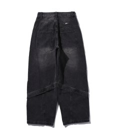 画像3: EL REIGN(エルレイン) / "FEAR" CUT BACK BLACK WASH DENIM (3)