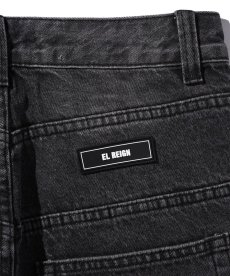 画像4: EL REIGN(エルレイン) / "FEAR" CUT BACK BLACK WASH DENIM (4)