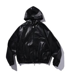 画像2: EL REIGN(エルレイン) / "FEAR" LEATHER  WINDHOOD JACKET (2)