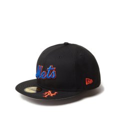 画像1: NEW ERA / 59FIFTY MLB Visor Logo ニューヨーク・メッツ (1)