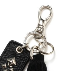 画像2: CALEE(キャリー) / LEATHER TASSEL KEY RING (2)