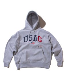 画像2: ACAPULCO GOLD(アカプルコゴールド) / USAG HOODED SWEATSHIRT (2)