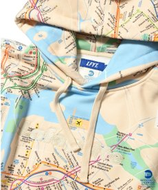 画像3: LFYT(ラファイエット) / LFYT x MTA SUBWAY MAP Lafayette LOGO HOOIDE (3)