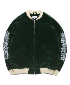 画像3: HAIGHT / [CASPER] FLAMES LOGO VELOUR JACKET (3)