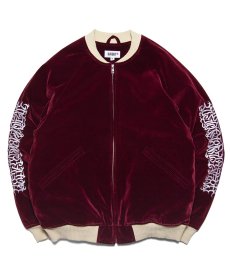 画像4: HAIGHT / [CASPER] FLAMES LOGO VELOUR JACKET (4)