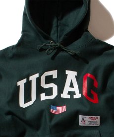 画像7: ACAPULCO GOLD(アカプルコゴールド) / USAG HOODED SWEATSHIRT (7)