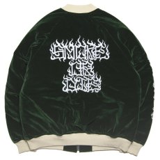 画像6: HAIGHT / [CASPER] FLAMES LOGO VELOUR JACKET (6)