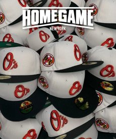 画像1: NEW ERA / 59FIFTY Baltimore Orioles CHROME WHITE/BLACK (1)