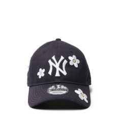 画像2: NEW ERA / 9TWENTY MLB Flower Embroidery ニューヨーク・ヤンキース (2)