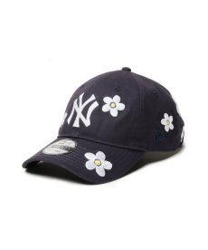 画像1: NEW ERA / 9TWENTY MLB Flower Embroidery ニューヨーク・ヤンキース (1)