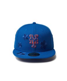 画像2: NEW ERA / 59FIFTY MLB Flower Embroidery ニューヨーク・メッツ (2)