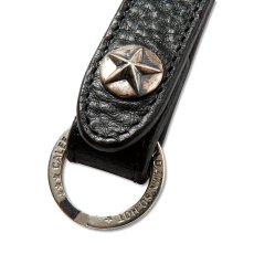 画像3: CALEE(キャリー) / SILVER STAR CONCHO LEATHER KEY RING (3)