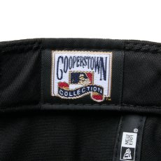 画像9: NEW ERA / 9FORTY A-Frame MLB Black & White ロサンゼルス・ドジャース クーパーズタウン (9)