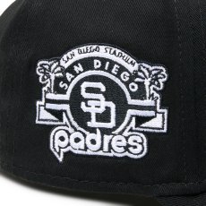 画像7: NEW ERA / 9FORTY A-Frame MLB Black & White サンディエゴ・パドレス クーパーズタウン (7)