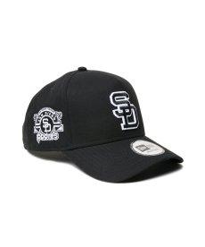 画像1: NEW ERA / 9FORTY A-Frame MLB Black & White サンディエゴ・パドレス クーパーズタウン (1)