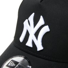 画像6: NEW ERA / 9FORTY A-Frame MLB Black & White ニューヨーク・ヤンキース クーパーズタウン  (6)