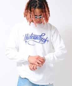 画像4: HIDEANDSEEK(ハイドアンドシーク) / Cursive Logo L/S Tee (4)