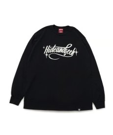 画像1: HIDEANDSEEK(ハイドアンドシーク) / Cursive Logo L/S Tee (1)