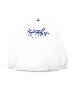 画像2: HIDEANDSEEK(ハイドアンドシーク) / Cursive Logo L/S Tee (2)