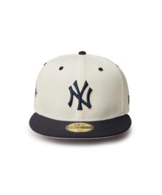 画像3: NEW ERA / 59FIFTY MLB Wool Visor ニューヨーク・ヤンキース クローム ネイビーバイザー (3)