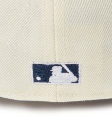 画像9: NEW ERA / 59FIFTY MLB Wool Visor ニューヨーク・ヤンキース クローム ネイビーバイザー (9)