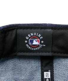 画像5: NEW ERA / 9FORTY A-Frame MLB Denim 2-Tone テキサス・レンジャーズ インディゴデニム ネイビースウェードバイザー (5)