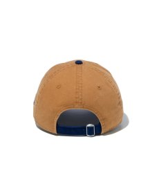 画像3: NEW ERA / 9TWENTY MLB Washed Duck ロサンゼルス・ドジャース ライトブロンズ ネイビーバイザー (3)