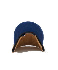 画像4: NEW ERA / 9TWENTY MLB Washed Duck ロサンゼルス・ドジャース ライトブロンズ ネイビーバイザー (4)