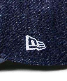 画像7: NEW ERA / 9FORTY A-Frame MLB Denim 2-Tone テキサス・レンジャーズ インディゴデニム ネイビースウェードバイザー (7)