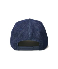 画像3: NEW ERA / 9FORTY A-Frame MLB Denim 2-Tone テキサス・レンジャーズ インディゴデニム ネイビースウェードバイザー (3)