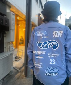 画像5: HIDEANDSEEK(ハイドアンドシーク) / HIDEANDSEEK×CarService Work L/S Shirt (5)