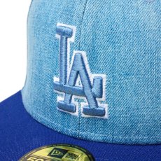 画像5: NEW ERA / 59FIFTY MLB Denim 2-Tone ロサンゼルス・ドジャース (5)