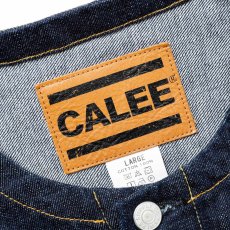 画像4: CALEE(キャリー) / 1ST TYPE NO COLLAR DENIM JACKET ＜OW＞ (4)