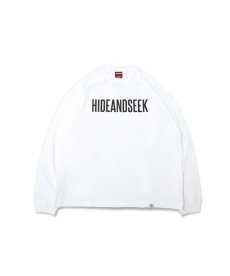 画像3: HIDEANDSEEK(ハイドアンドシーク) / Logo L/S Tee(25ss Front) Big Silhouette (3)