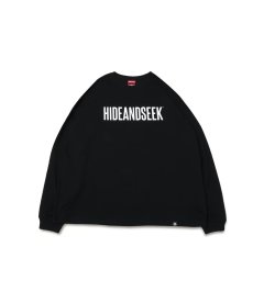 画像1: HIDEANDSEEK(ハイドアンドシーク) / Logo L/S Tee(25ss Front) Big Silhouette (1)