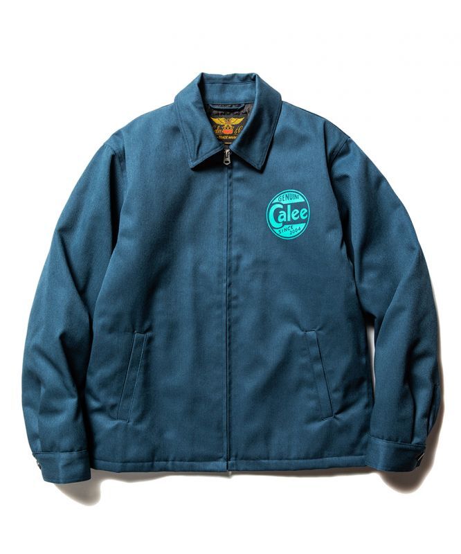 CALEE(キャリー) ジャケット 20AW061 T/C Twill work jacket -NAVY