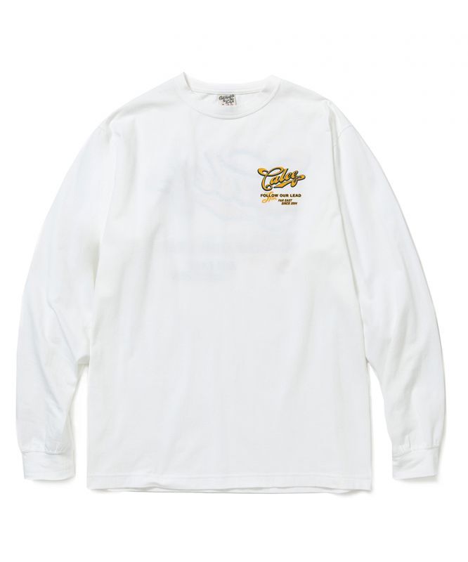 CALEE(キャリー) L/S Tシャツ 21SS004 Stretch L/S t-shirt -WHITE