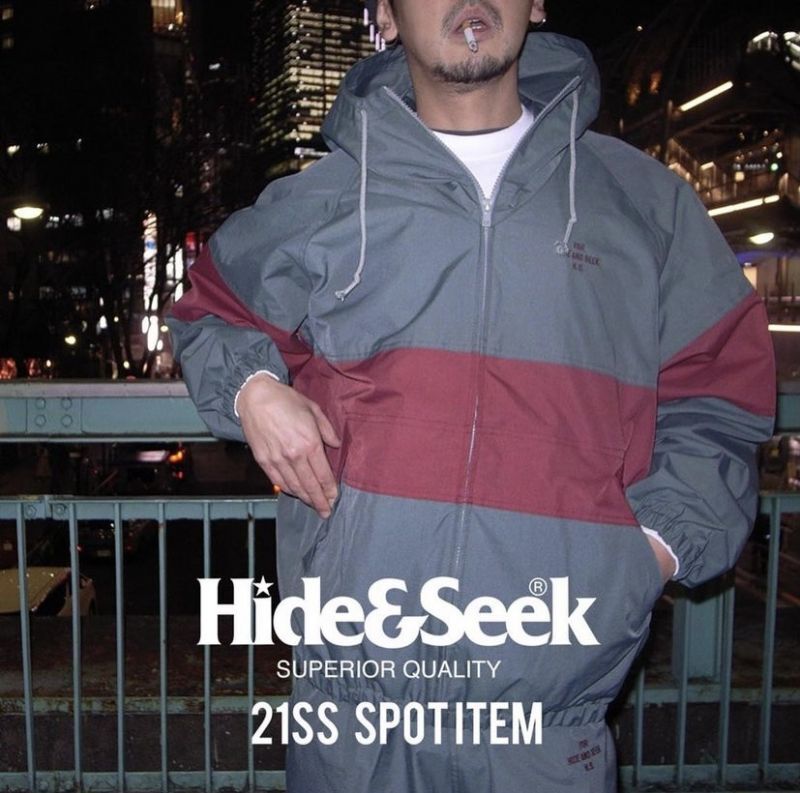 Hide and Seek Nylon Zip Jacket(23ss)